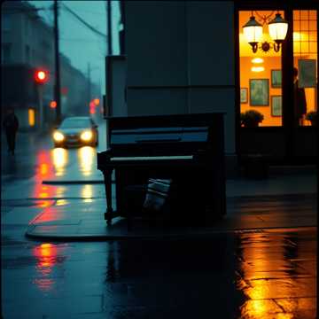 琴键停雨的星期天
