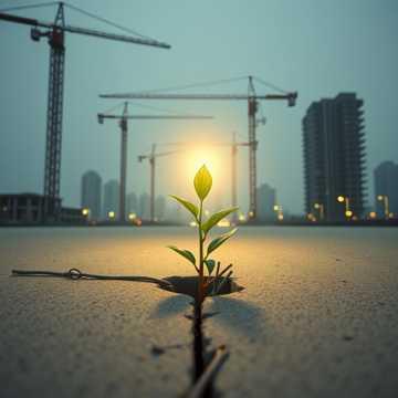 钢筋水泥里开花