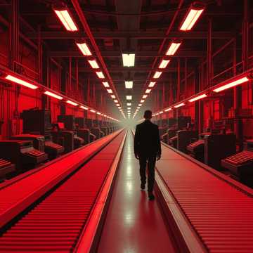 流水线上的磨刀石