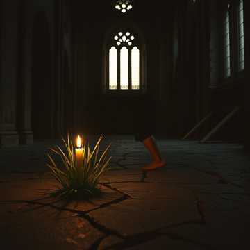 平等站在上帝脚边