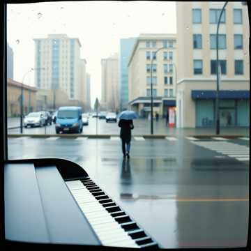 玻璃琴键的雨季