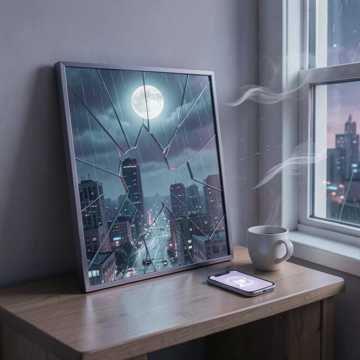 残月碎镜
