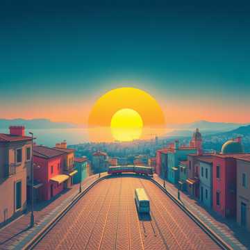 拾荒者的日落画册