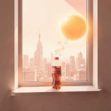 阳光踮脚上窗台