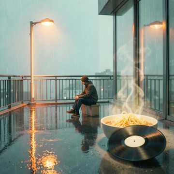 橘子味的清晨与泡面