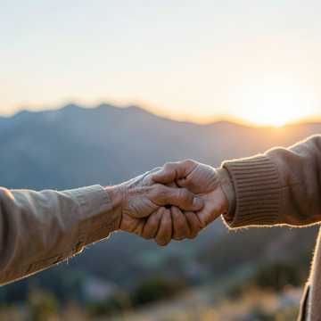 牵你的手看夕阳