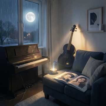 月光蘸着你的昨天