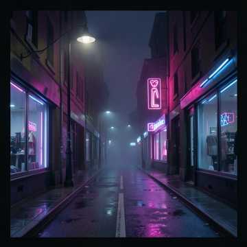 霓虹路牌 陪住我