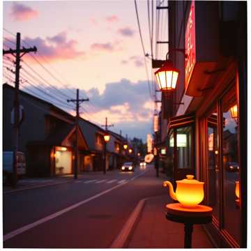 糖霜色黄昏
