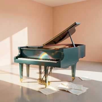 琴键上散落的晴空