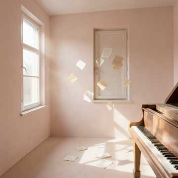 碎纸钢琴房