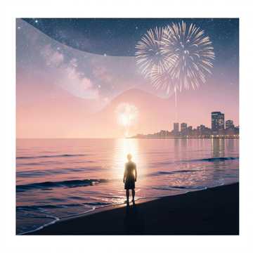 隔岸烟火与微尘