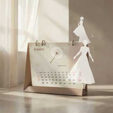 蒲公英停在旧日历