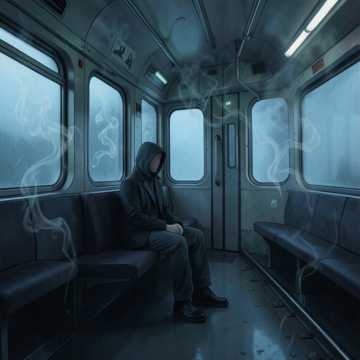 车厢里的旧烟圈
