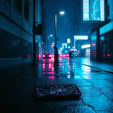 雨后等一个人的淋雨