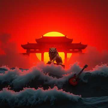 虎门铁幕燃海焚烟