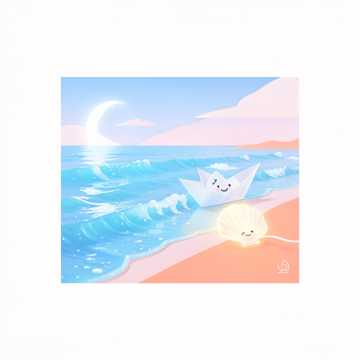 蓝色浪花的软糖