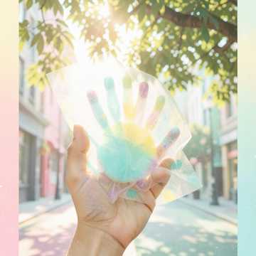 掌心的糖纸夏天