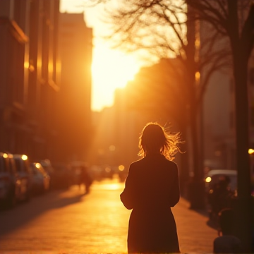 落满暖阳的街巷