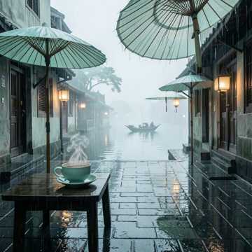 烟雨试新茶