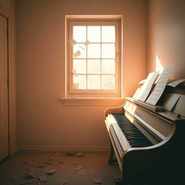 碎纸钢琴房