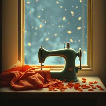 针线缝进半生霜