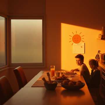 饭菜热气里的光