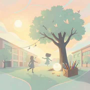 蝴蝶与八岁阳光