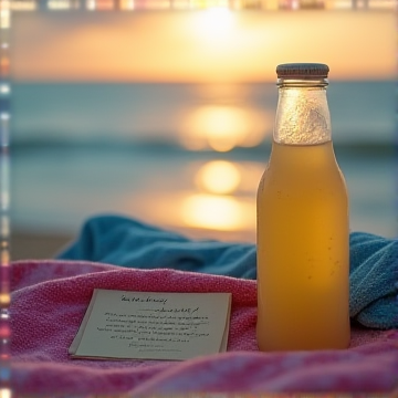 柠檬船与浪花邮戳