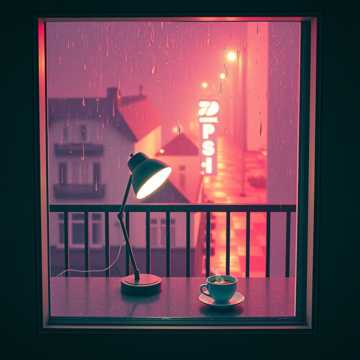 檐下雨声稠