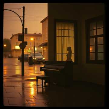 钢琴声缓慢放晴