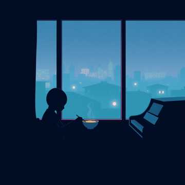 泡面凉了星光碎