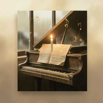 旧琴谱上的落灰