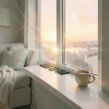 她眼底泛着晨光