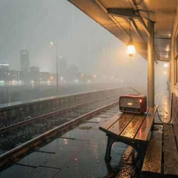 旧车站的收音机