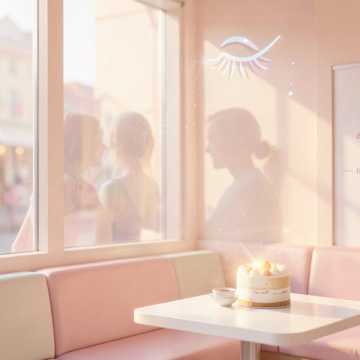 糖霜落在你睫毛上