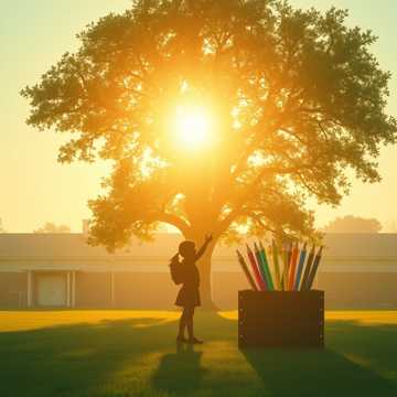 蝴蝶与八岁阳光