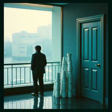 空杯山丘对影长