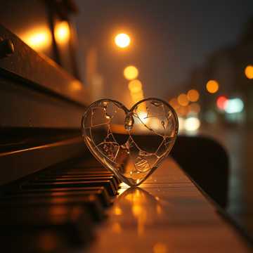 玻璃扎进胸口里