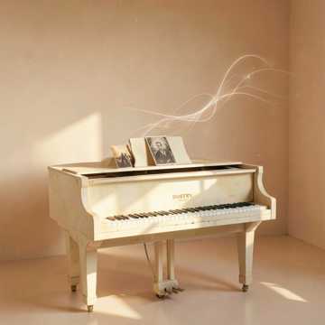 旧钢琴上的灰尘