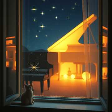 糖霜落在她睫毛上