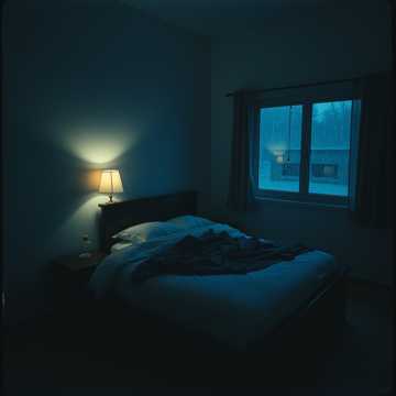 双人床一个人睡