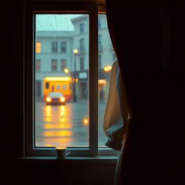 听雨声坠满空杯