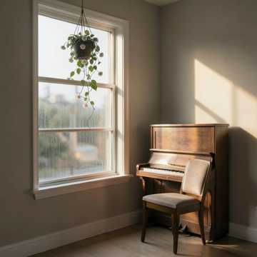 枯萎的茉莉与旧钢琴