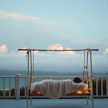 棉花糖浮在云里