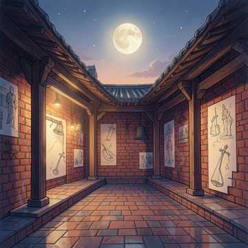 砌进砖瓦的月圆