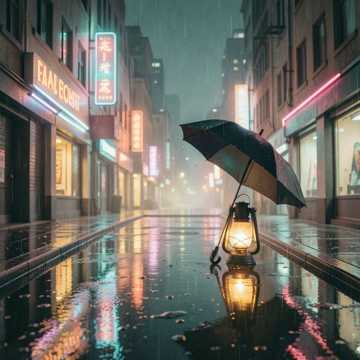 湿灯笼与未送达的吻