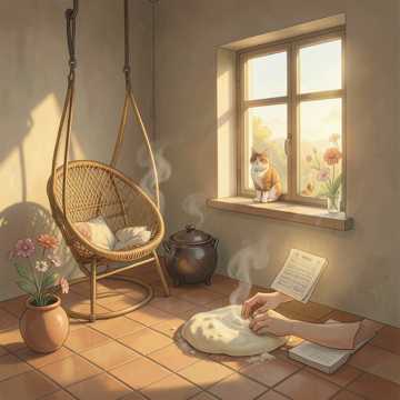 日子揉成的面团