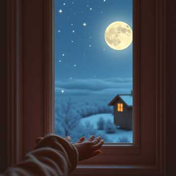 牵着小手数星光