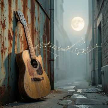 木吉他走音的晚风